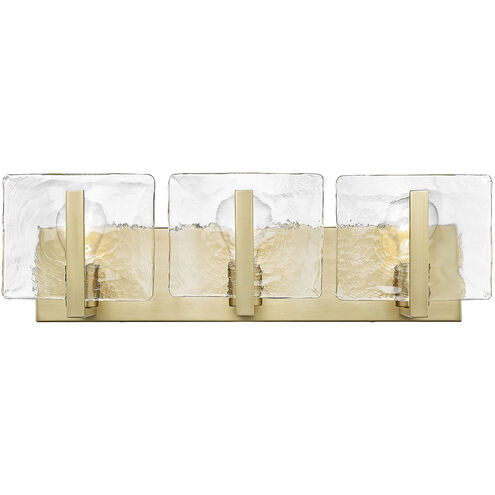 Aenon 3 Light 21.75 inch Brushed Champagne Bronze Vanity Light Wall Light